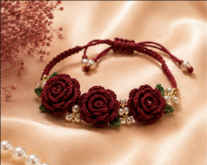 Crochet Bracelets detail